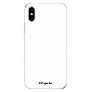 Odolné silikónové puzdro iSaprio - 4Pure - bílý - iPhone XS vyobraziť