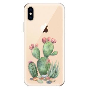 Odolné silikónové puzdro iSaprio - Cacti 01 - iPhone XS vyobraziť