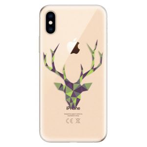 Odolné silikónové puzdro iSaprio - Deer Green - iPhone XS vyobraziť