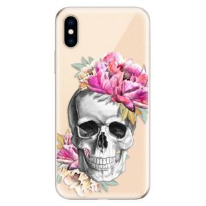 Odolné silikónové puzdro iSaprio - Pretty Skull - iPhone XS vyobraziť