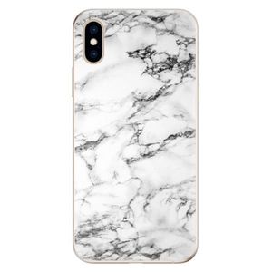 Odolné silikónové puzdro iSaprio - White Marble 01 - iPhone XS vyobraziť