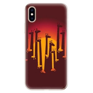 Odolné silikónové puzdro iSaprio - Giraffe 01 - iPhone XS vyobraziť