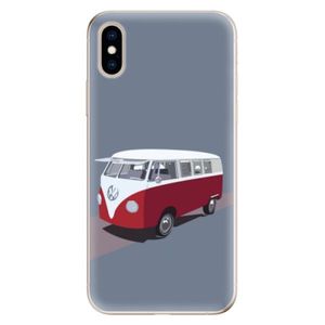 Odolné silikónové puzdro iSaprio - VW Bus - iPhone XS vyobraziť
