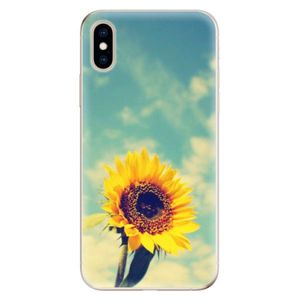 Odolné silikónové puzdro iSaprio - Sunflower 01 - iPhone XS vyobraziť