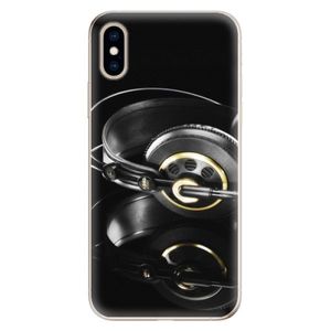 Odolné silikónové puzdro iSaprio - Headphones 02 - iPhone XS vyobraziť