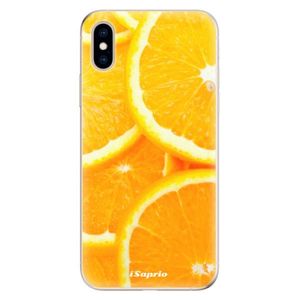 Odolné silikónové puzdro iSaprio - Orange 10 - iPhone XS vyobraziť