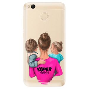 Odolné silikónové puzdro iSaprio - Super Mama - Boy and Girl - Xiaomi Redmi 4X vyobraziť