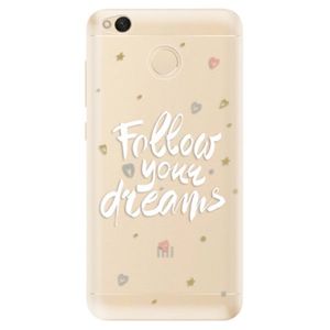 Odolné silikónové puzdro iSaprio - Follow Your Dreams - white - Xiaomi Redmi 4X vyobraziť