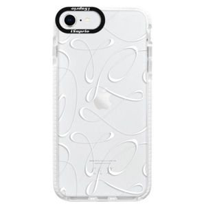 Silikónové puzdro Bumper iSaprio - Fancy - white - iPhone SE 2020 vyobraziť
