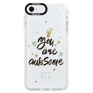 Silikónové puzdro Bumper iSaprio - You Are Awesome - black - iPhone SE 2020 vyobraziť