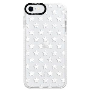 Silikónové puzdro Bumper iSaprio - Stars Pattern - white - iPhone SE 2020 vyobraziť