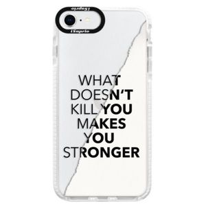 Silikónové puzdro Bumper iSaprio - Makes You Stronger - iPhone SE 2020 vyobraziť