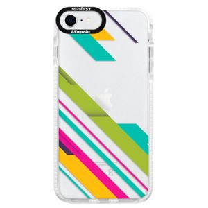 Silikónové puzdro Bumper iSaprio - Color Stripes 03 - iPhone SE 2020 vyobraziť