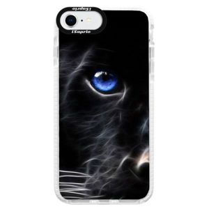 Silikónové puzdro Bumper iSaprio - Black Puma - iPhone SE 2020 vyobraziť