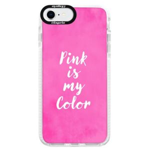 Silikónové puzdro Bumper iSaprio - Pink is my color - iPhone SE 2020 vyobraziť
