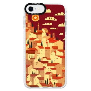 Silikónové puzdro Bumper iSaprio - Mountain City - iPhone SE 2020 vyobraziť