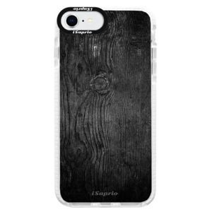 Silikónové puzdro Bumper iSaprio - Black Wood 13 - iPhone SE 2020 vyobraziť