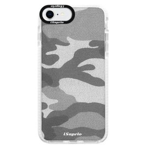 Silikónové puzdro Bumper iSaprio - Gray Camuflage 02 - iPhone SE 2020 vyobraziť