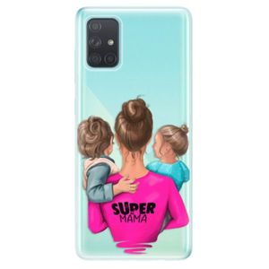 Odolné silikónové puzdro iSaprio - Super Mama - Boy and Girl - Samsung Galaxy A71 vyobraziť
