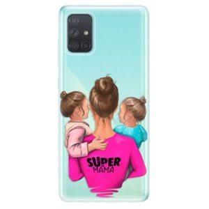 Odolné silikónové puzdro iSaprio - Super Mama - Two Girls - Samsung Galaxy A71 vyobraziť