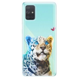 Odolné silikónové puzdro iSaprio - Leopard With Butterfly - Samsung Galaxy A71 vyobraziť