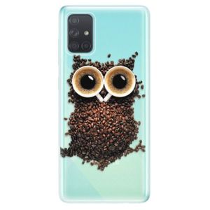 Odolné silikónové puzdro iSaprio - Owl And Coffee - Samsung Galaxy A71 vyobraziť