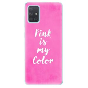 Odolné silikónové puzdro iSaprio - Pink is my color - Samsung Galaxy A71 vyobraziť