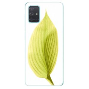 Odolné silikónové puzdro iSaprio - Green Leaf - Samsung Galaxy A71 vyobraziť