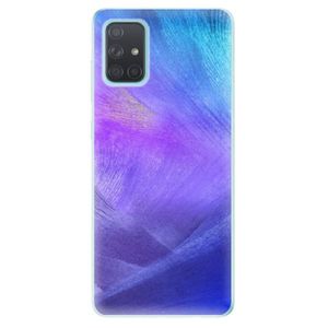 Odolné silikónové puzdro iSaprio - Purple Feathers - Samsung Galaxy A71 vyobraziť