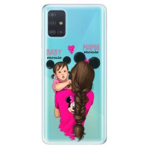 Odolné silikónové puzdro iSaprio - Mama Mouse Brunette and Girl - Samsung Galaxy A51 vyobraziť