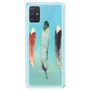 Odolné silikónové puzdro iSaprio - Three Feathers - Samsung Galaxy A51 vyobraziť