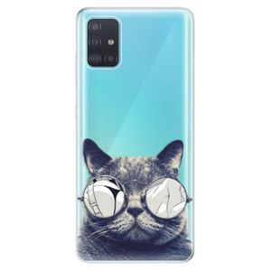 Odolné silikónové puzdro iSaprio - Crazy Cat 01 - Samsung Galaxy A51 vyobraziť