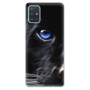 Odolné silikónové puzdro iSaprio - Black Puma - Samsung Galaxy A51 vyobraziť