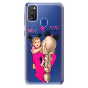 Odolné silikónové puzdro iSaprio - Mama Mouse Blond and Girl - Samsung Galaxy M21 vyobraziť