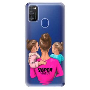 Odolné silikónové puzdro iSaprio - Super Mama - Two Girls - Samsung Galaxy M21 vyobraziť