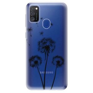 Odolné silikónové puzdro iSaprio - Three Dandelions - black - Samsung Galaxy M21 vyobraziť