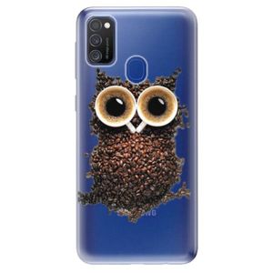 Odolné silikónové puzdro iSaprio - Owl And Coffee - Samsung Galaxy M21 vyobraziť