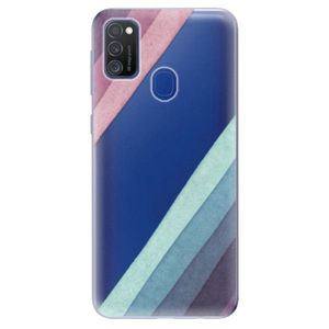 Odolné silikónové puzdro iSaprio - Glitter Stripes 01 - Samsung Galaxy M21 vyobraziť