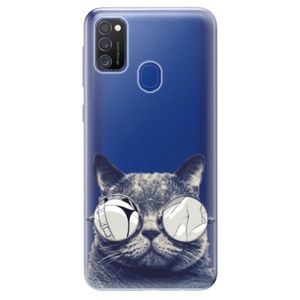 Odolné silikónové puzdro iSaprio - Crazy Cat 01 - Samsung Galaxy M21 vyobraziť