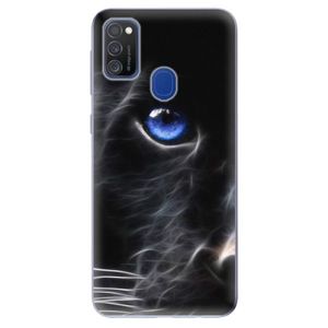Odolné silikónové puzdro iSaprio - Black Puma - Samsung Galaxy M21 vyobraziť