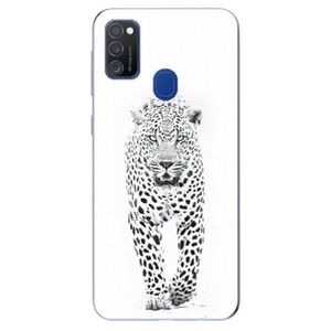 Odolné silikónové puzdro iSaprio - White Jaguar - Samsung Galaxy M21 vyobraziť