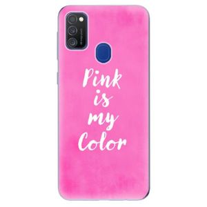 Odolné silikónové puzdro iSaprio - Pink is my color - Samsung Galaxy M21 vyobraziť