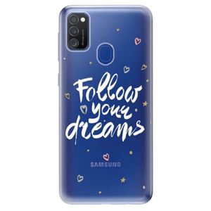 Odolné silikónové puzdro iSaprio - Follow Your Dreams - white - Samsung Galaxy M21 vyobraziť