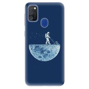 Odolné silikónové puzdro iSaprio - Moon 01 - Samsung Galaxy M21 vyobraziť