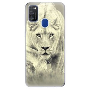 Odolné silikónové puzdro iSaprio - Lioness 01 - Samsung Galaxy M21 vyobraziť