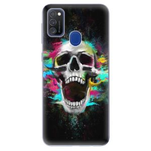 Odolné silikónové puzdro iSaprio - Skull in Colors - Samsung Galaxy M21 vyobraziť