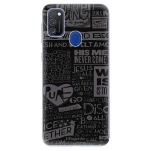 Odolné silikónové puzdro iSaprio - Text 01 - Samsung Galaxy M21 vyobraziť