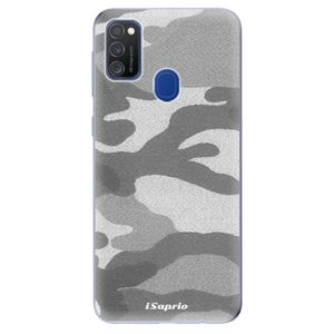 Odolné silikónové puzdro iSaprio - Gray Camuflage 02 - Samsung Galaxy M21 vyobraziť