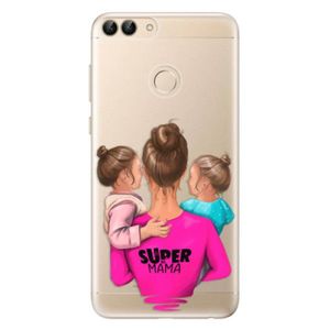 Odolné silikónové puzdro iSaprio - Super Mama - Two Girls - Huawei P Smart vyobraziť