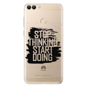 Odolné silikónové puzdro iSaprio - Start Doing - black - Huawei P Smart vyobraziť